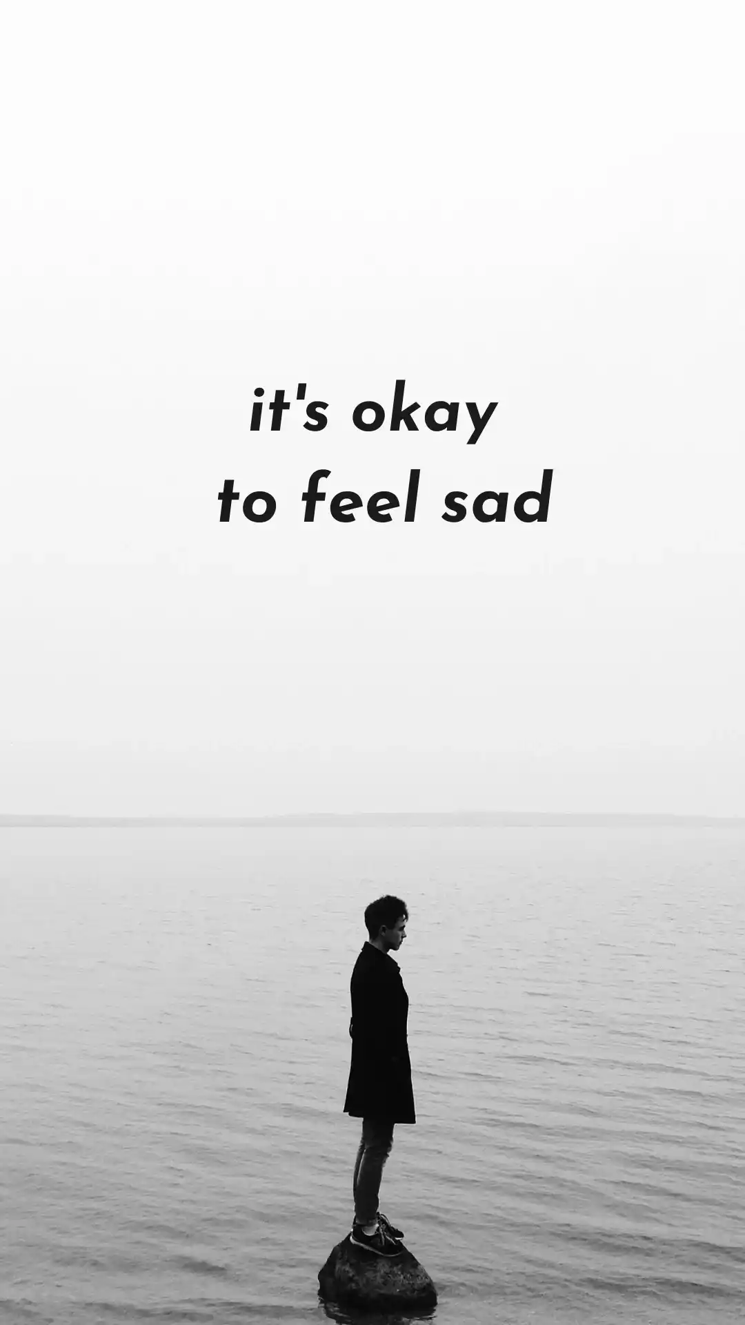 its okay to feel sad free quote wallpaper for mobile