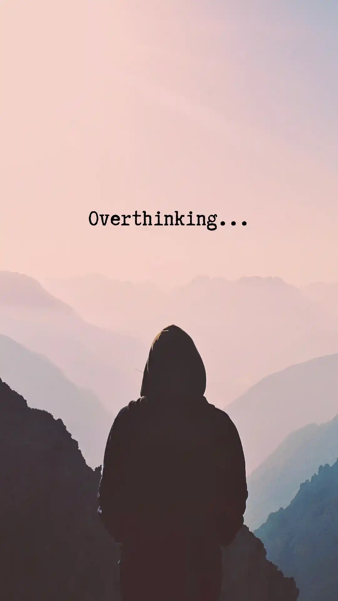 overthinking sad quote wallpaper free download for mobile